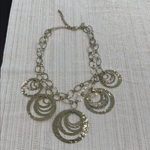 Chico’s Elegant Gold Statement Necklace